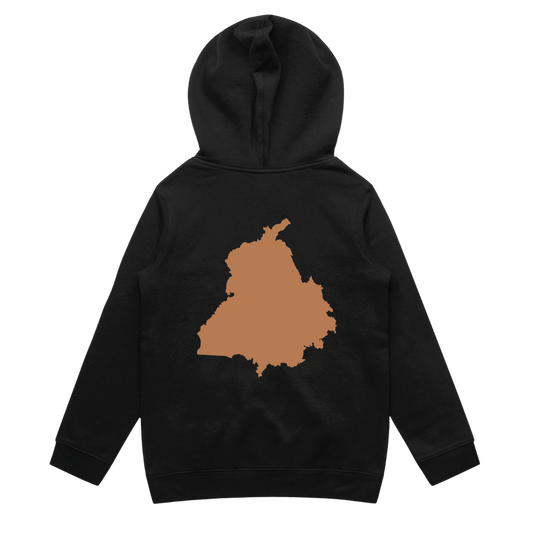 Kids Panjab Map Hoodie
