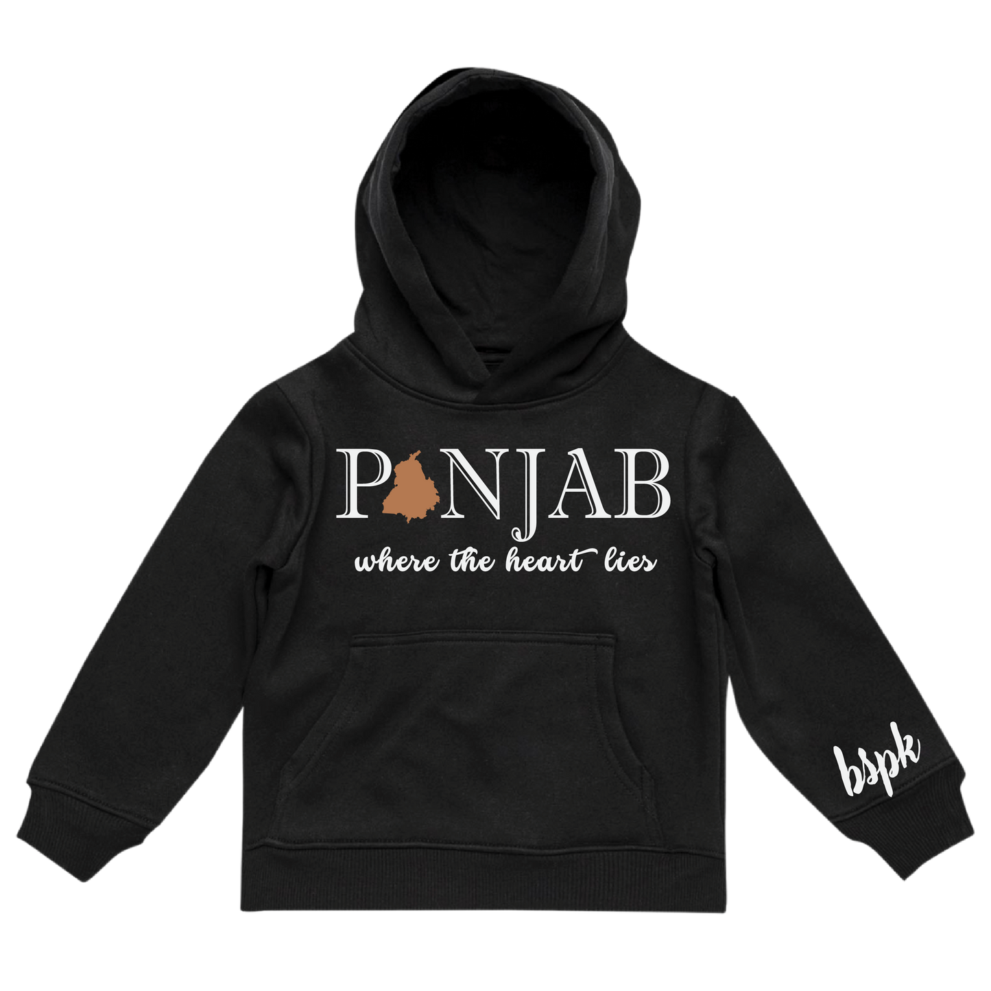 Kids Panjab Heart Hoodie