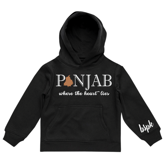 Kids Panjab Heart Hoodie