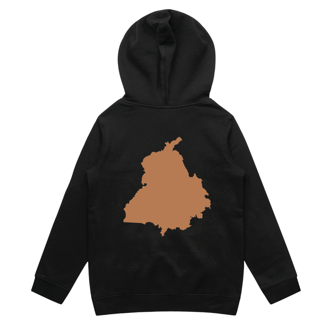 Panjab Map Hoodie